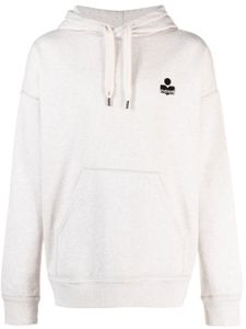 MARANT hoodie Malek à logo brodé - Tons neutres