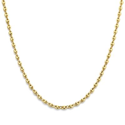 14K Geelgouden Collier met Karabijnsluiting - Tijdloos en Elegant