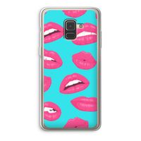 Bite my lip: Samsung Galaxy A8 (2018) Transparant Hoesje