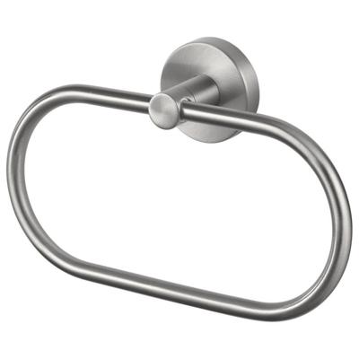 Haceka Kosmos Handdoekring - 21cm - geborsteld chroom 1208445