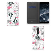 Nokia 5.1 (2018) Hoesje maken Flamingo Triangle