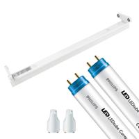 Philips LED TL Armatuur 60cm Dubbel | CorePro LEDtube 16W 4000K