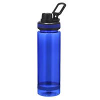 Waterfles/drinkfles sport bidon Olympic Champion - blauw - kunststof - 700 ml - schroefdop