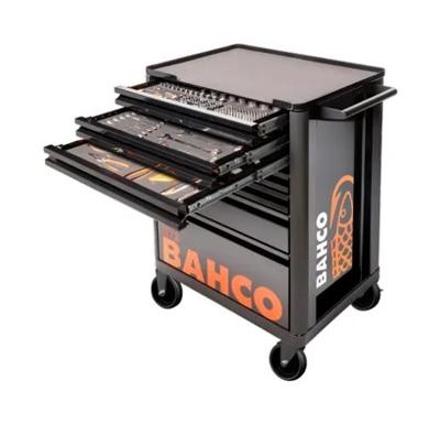 Bahco gereedschapswagen 7 laden 216-delig zwart