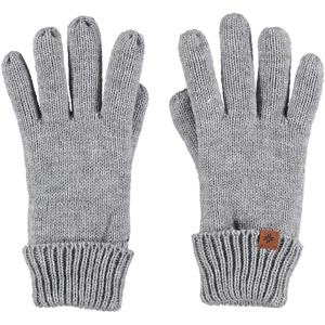 Handschoenen - lichtgrijs - gebreid - fleece voering - kinderen - winteraccessoires