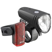 AXA Greenline 25 verlichtingset oplaadbaar led rood/wit - thumbnail