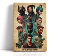 Collage van videogame personages