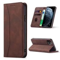 Samsung Galaxy A35 hoesje - Bookcase - Pasjeshouder - Portemonnee - Kunstleer - Donkerbruin - thumbnail
