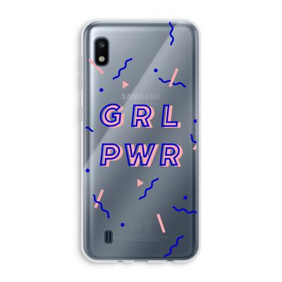 GRL PWR: Samsung Galaxy A10 Transparant Hoesje