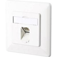 Metz Connect 130C371002-I Netwerkdoos Inbouw (in muur) Inzet met centraalstuk en frame CAT 6A 1 poort Zuiver wit Metz Connect 130C371002-I Netwerkdoos Inbouw (in muur) Inzet met centraalstuk en frame CAT 6A 1 poort Zuiver wit
