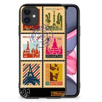 iPhone 11 TPU Backcover Postzegels