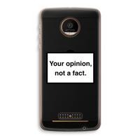 Your opinion: Motorola Moto Z Force Transparant Hoesje - thumbnail
