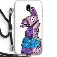 Lama: Samsung Galaxy J7 (2017) Transparant Hoesje met koord