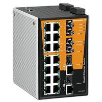 Weidmüller IE-SW-PL18MT-2GC14TX2ST Managed Gigabit Ethernet (10/100/1000) Zwart, Oranje - thumbnail