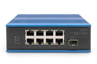 Digitus DN-651132 netwerk-switch Unmanaged Fast Ethernet (10/100) Zwart, Blauw - thumbnail
