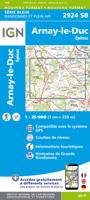 Wandelkaart - Topografische kaart 2924 SB - Serie Bleue Arnay-le-Duc - Epignac | IGN - Institut Géographique National