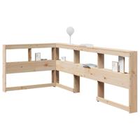 Boekenkast Hoofdeinde L-vormig 80 cm massief grenenhout