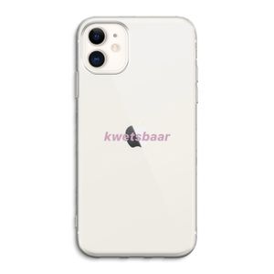 kwetsbaar: iPhone 11 Transparant Hoesje