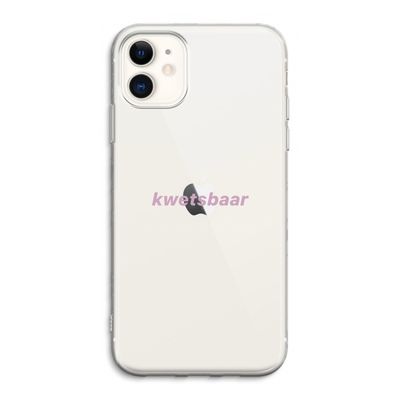 kwetsbaar: iPhone 11 Transparant Hoesje
