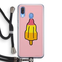 Raketijsje: Samsung Galaxy A40 Transparant Hoesje met koord