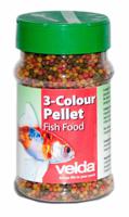 Velda Vi3-Colour Pellet 330ml - Voedzaam Visvoer voor Goudvissen en Koi - thumbnail