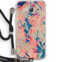 Alone: Samsung Galaxy J3 (2016) Transparant Hoesje met koord