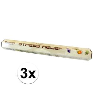 3x Pakjes wierook stokjes anti stress 20 stuks