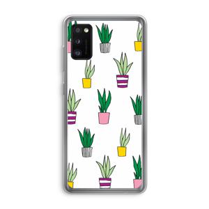 Sanseveria: Samsung Galaxy A41 Transparant Hoesje