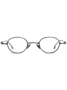 Gentle Monster lunettes de vue Zodiac D02 à monture ronde - Argent