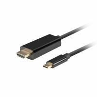 Kabel USB-C naar HDMI Lanberg CA-CMHD-10CU-0030-BK - thumbnail