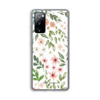 Botanical sweet flower heaven: Samsung Galaxy S20 FE / S20 FE 5G Transparant Hoesje