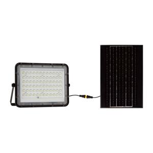 V-TAC VT-120W Zwarte Solar schijnwerpers - 15W - IP65 - 1200 Lumen - 4000K