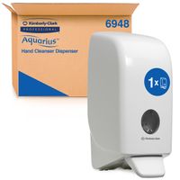 Handzeepdispenser Aquarius 1 liter wit 6948