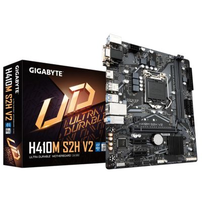 Gigabyte H410M S2H V2 moederbord Intel H410 LGA 1200 micro ATX
