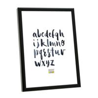 Deknudt Smalle fotokader in zwartkleurig aluminium 15x20 S024S2