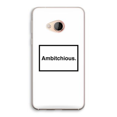 Ambitchious: HTC U Play Transparant Hoesje