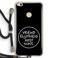 Vriendelijkheid: Huawei Ascend P8 Lite (2017) Transparant Hoesje met koord