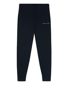 Lyle & Scott Sweat broek Script - Donker navy blauw