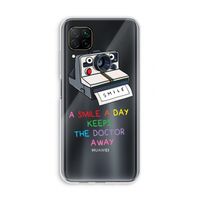 Smile: Huawei P40 Lite Transparant Hoesje