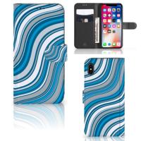 Apple iPhone Xs Max | Telefoon Hoesje | Waves Blue