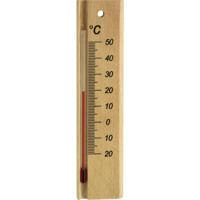 TFA Dostmann Analoges Innenthermometer aus Buche 12.1053.05 Thermometer Hout