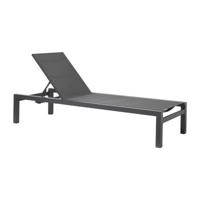 Ligbed Sevilla - zwart - 70x30x190 cm