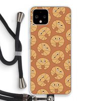 Croissant: Pixel 4 Transparant Hoesje met koord