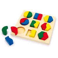 geo-puzzel, 18 stukjes geo-puzzel, 18 stukjes