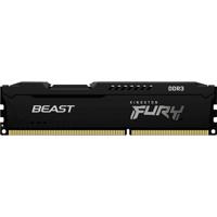 Kingston FURY Beast Werkgeheugenset voor PC DDR3 16 GB 2 x 8 GB Non-ECC 1600 MHz 240-pins DIMM CL10 KF316C10BBK2/16 - thumbnail