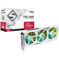 ASRock AMD Radeon RX 7600 Videokaart Steel Legend OC 8 GB GDDR6-RAM PCIe x16 DisplayPort, HDMI Overclocked