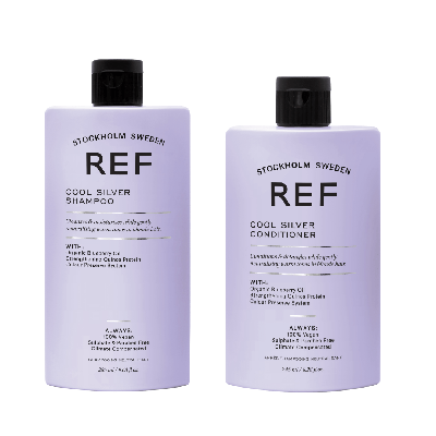 REF Cool Silver Shampoo 285ml + Conditioner 245ml Set