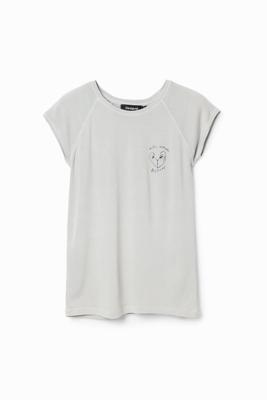 T-shirt glimmend hart - BLACK - S