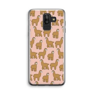 Alpacas: Samsung Galaxy J8 (2018) Transparant Hoesje