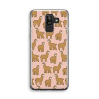 Alpacas: Samsung Galaxy J8 (2018) Transparant Hoesje